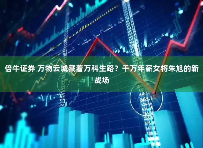 倍牛证券 万物云城藏着万科生路？千万年薪女将朱旭的新战场
