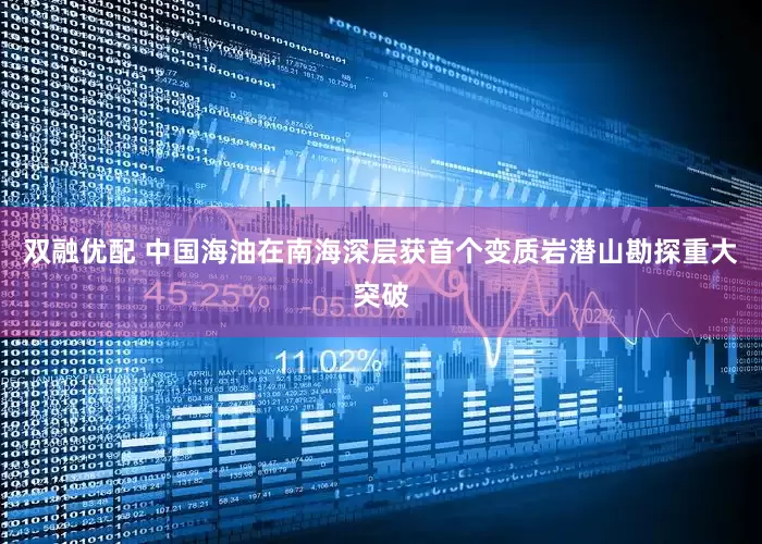 双融优配 中国海油在南海深层获首个变质岩潜山勘探重大突破